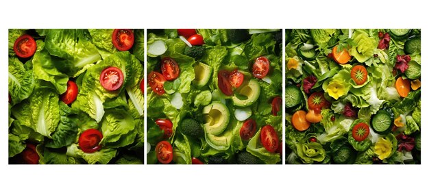 A collage of three separate images: the first showing rows of vegetable crops grown using drip irrigation, the second depicting a farmer inspecting soil health with various tools, and the third illustrating a diverse array of fruits and vegetables at a local farmer's market. This illustrates sustainable farming practices and diverse crop yields.