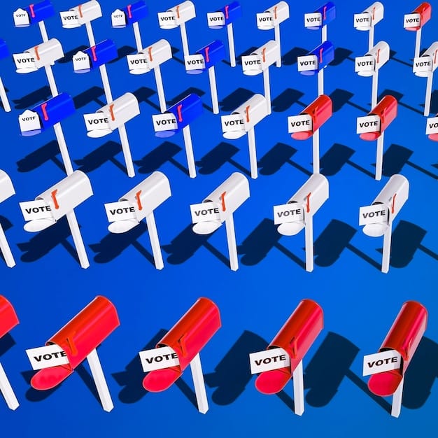 A diagram illustrating the distribution of Electoral College votes among the states, highlighting disparities in voter representation and potential areas for reform.
