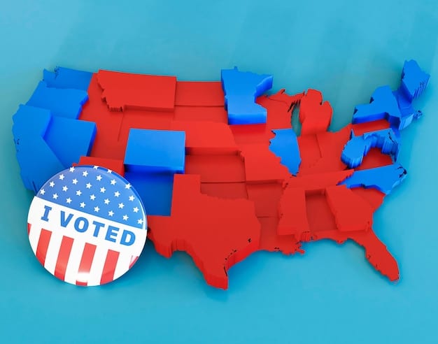 A map illustrating how campaign resources were allocated in the 2020 presidential election, contrasted with a hypothetical allocation based on proportional representation of electoral votes.