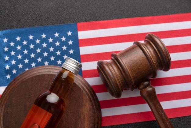 A gavel striking down on a stack of law books, symbolizing the legal battle against foreign interference in US elections and the importance of updated and enforced regulations.